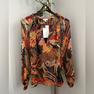 A.L.C. Dana Metallic Blend Top NWT ~ Size 8